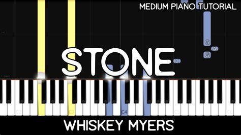 I do NOT own any part of this video. . Stone whiskey myers piano tutorial